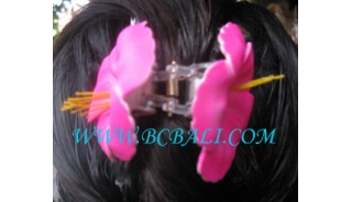 Flowers Hair Accessories Rubber